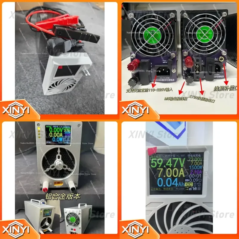 for V4.3 Adjustable Power Supply Conversion Kit for 48V 60V 72V 96V Battery Charger DC Power Supply Module Voltage Regulator