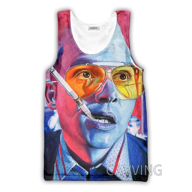 CAVVING 3D Printed  Fear and Loathing In Las Vegas Tank Tops Harajuku Vest  Summer Undershirt Shirts Streetwear for Men/women V1