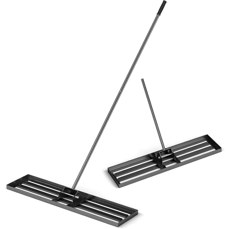 

Goplus Lawn Leveling Rake, 42" x 10" Heavy Duty Level Lawn Tool w/ Ergonomic Handle for Soil, Effort-Saving Landscape Rake