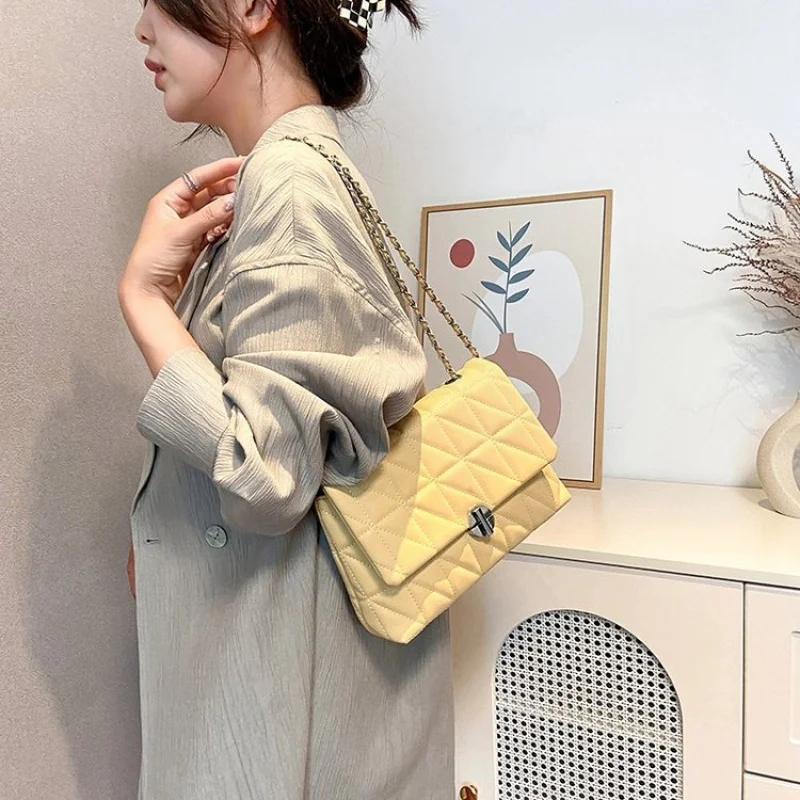 

Прочная кожаная сумка через плечо для женщин, женская сумка через плечо с элегантным прикосновением, популярный классический роскошный дизайнерский бренд