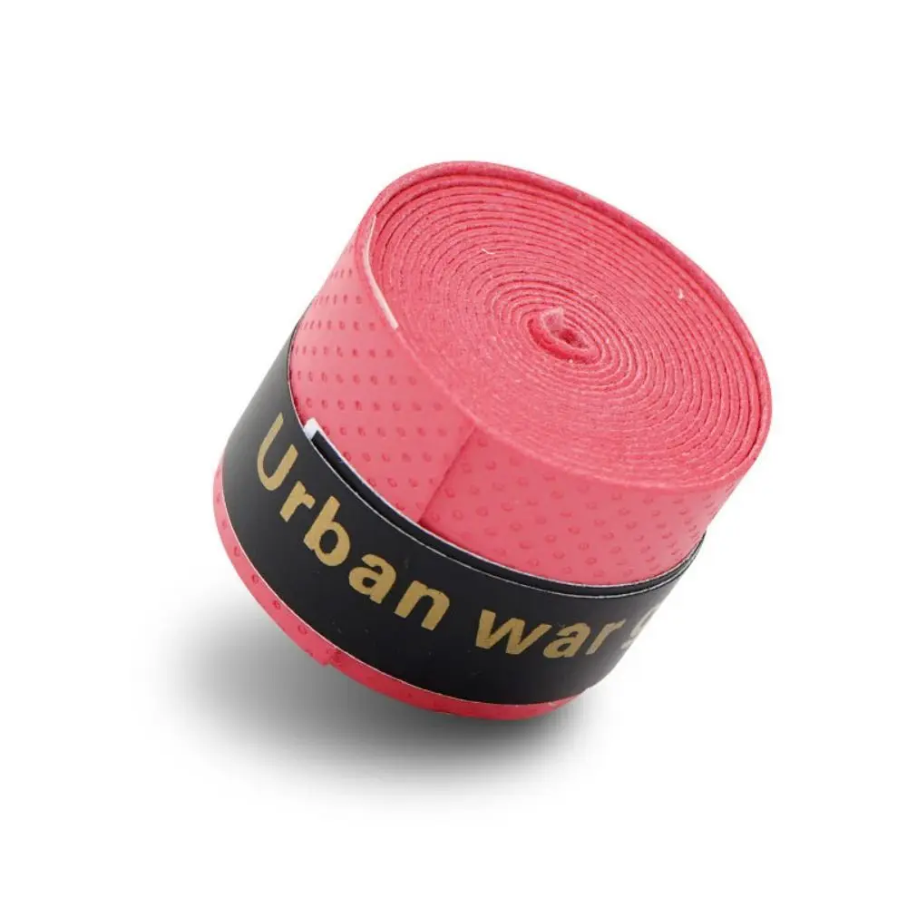 

PU Anti-Slip Tennis Sweat Tape Elasticity Dry Feel Badminton Racket Grips Solid Color Raquete