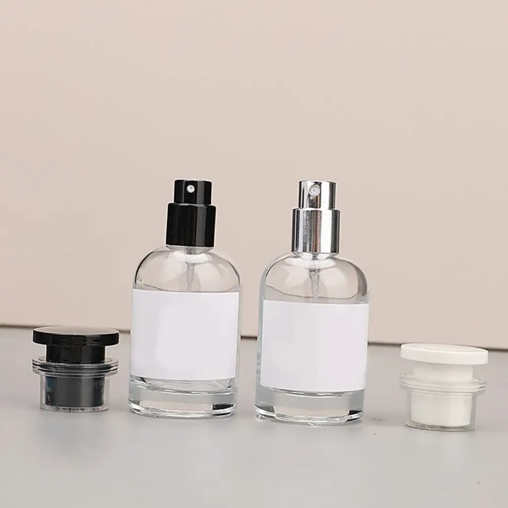 1Pcs 30ml 50ml Dispensing Spray Bottles Transparent Glass Spray Empty Containers Travel Fine Mist Perfume Refill Bottle