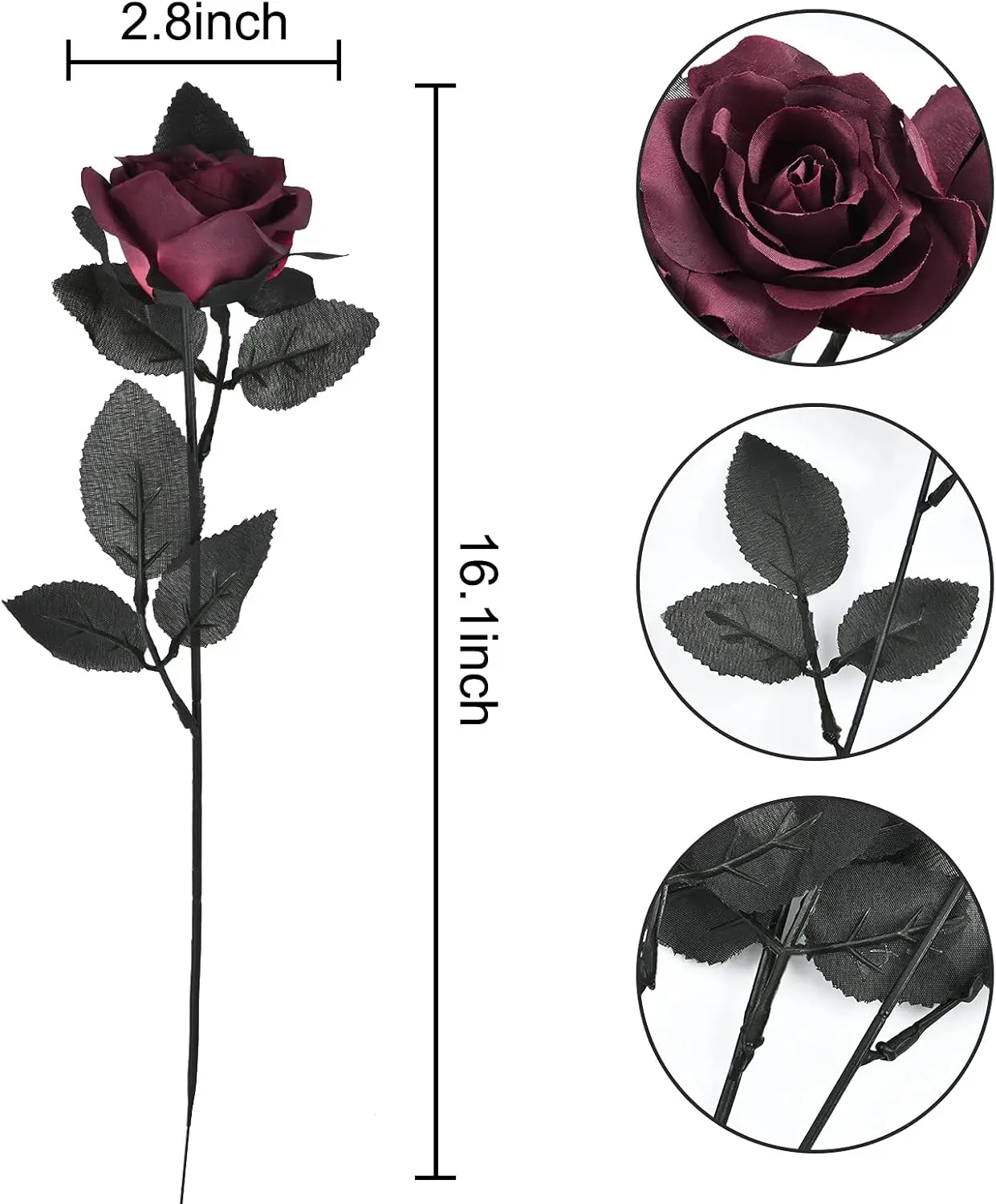 5/10Pcs Künstliche Blumen Seide Rose Brial Bouquet Vase Hause Zimmer Decor Garten Valentinstag Hochzeit Kranz Gefälschte pflanzen Diy Geschenk – Detail 7