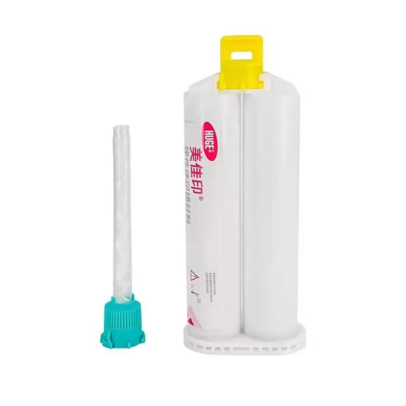 Dental HUGE Type2 Regular Body Transparent Addition Silicone Impression Dentistry Lab Material 50ml/Cartridge Repair Supplies view 2