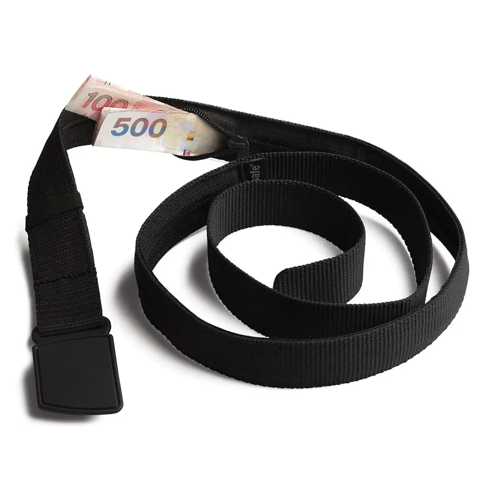 

Free ShippingCashsafe Anti-Theft Travel Belt Wallet, Black