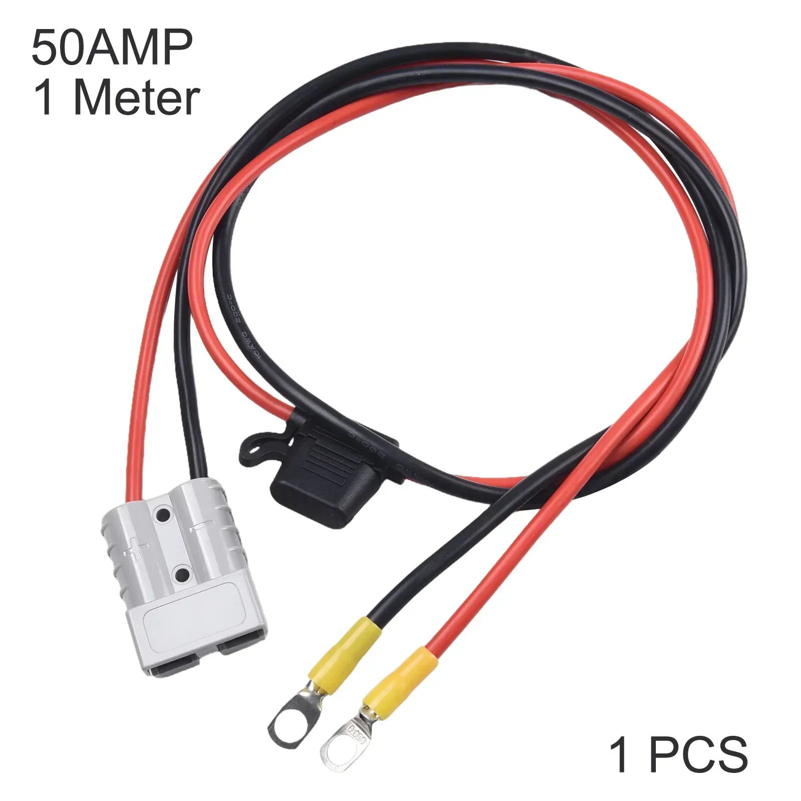 Battery Cable Quick Connect Wire 50A Wiring Kit 12V 6m Andersons Connector Battery Cable Quick Connect Wire Shock Weatherproof