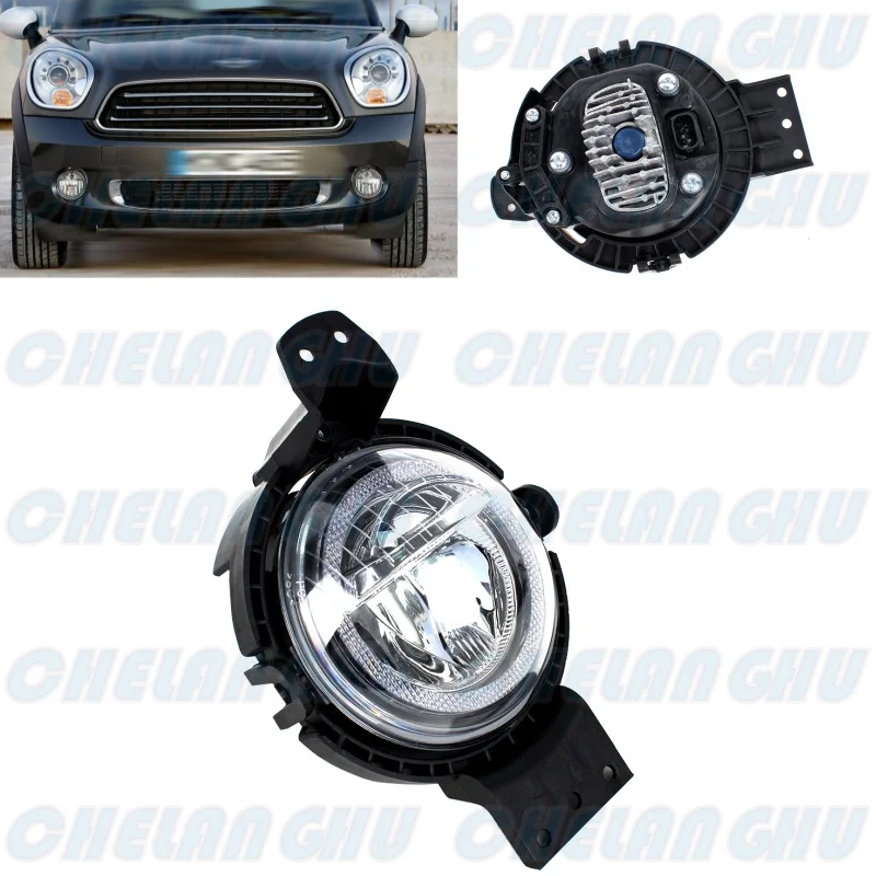 For Mini R60 R61 2012 2013 2014 2015 2016 Car accessories 1 pc L=R Front LED Fog Lights Lamp 63179812537