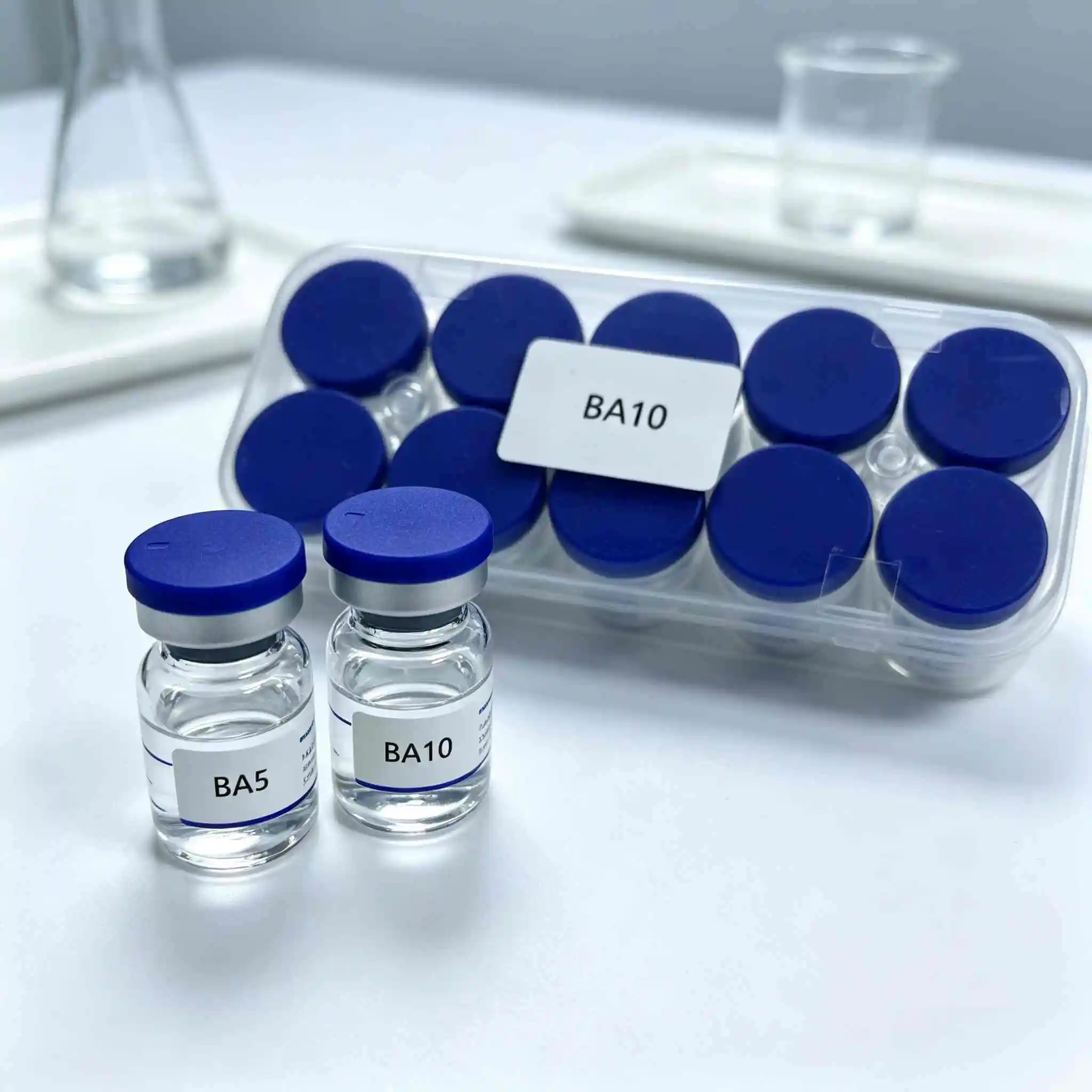 (Random Cap Colors, Production Date Subject to Actual Goods) High-Quality BA High Purity Purified Water Freeze-Dried Powder