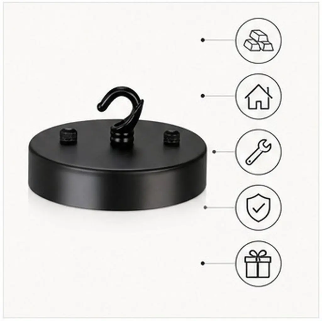 2Pcs High Quality Ceiling Light Plate Set Nordic Design Suction Mount Lamp Fixture Plate for Household Shop Lighting Decor