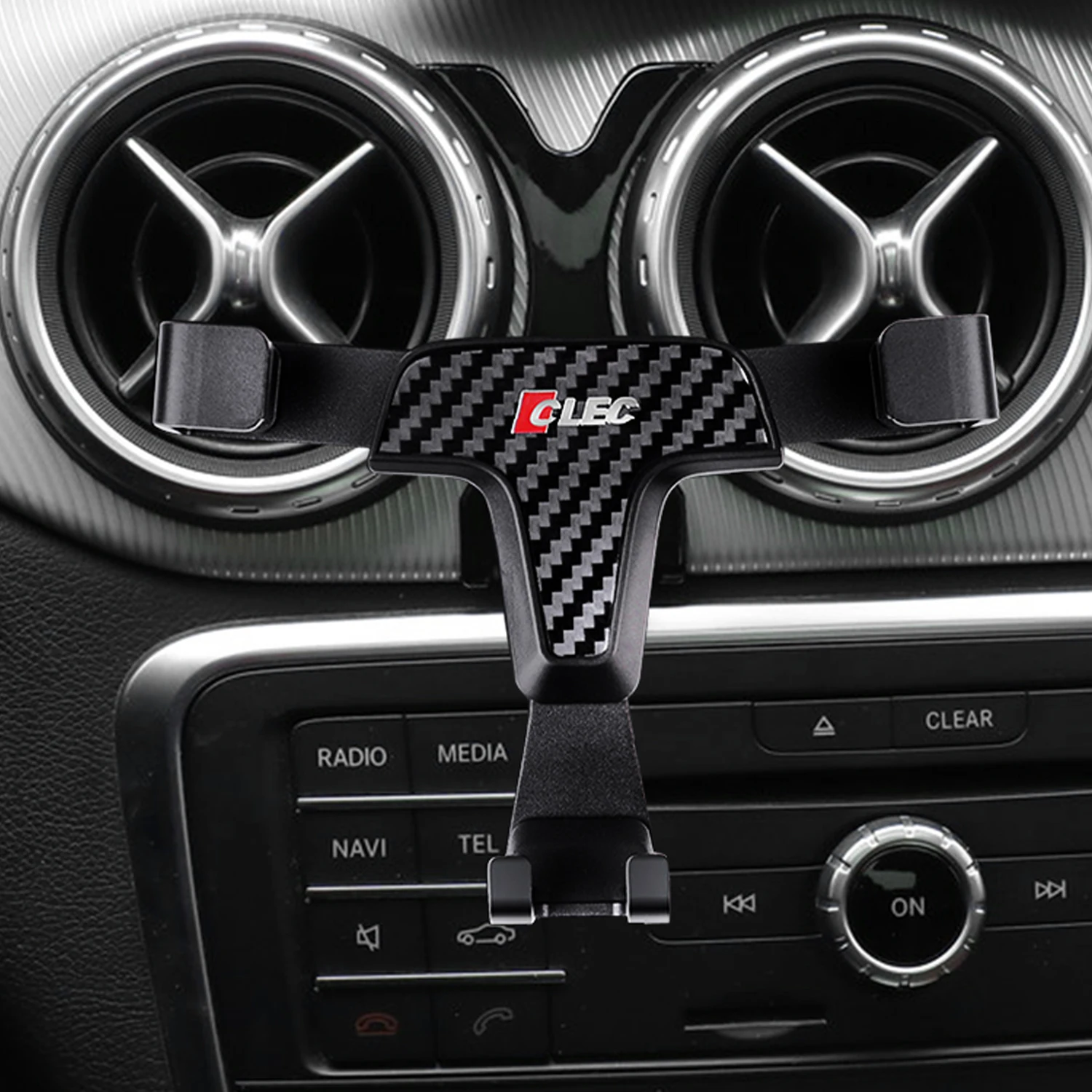 Car Phone Holder For Mercedes-Benz CLA A-Class 2013-2018 / GLA B-Class 2015-2019 Air Vent Mount Clip Gravity Mobile Phone Holder