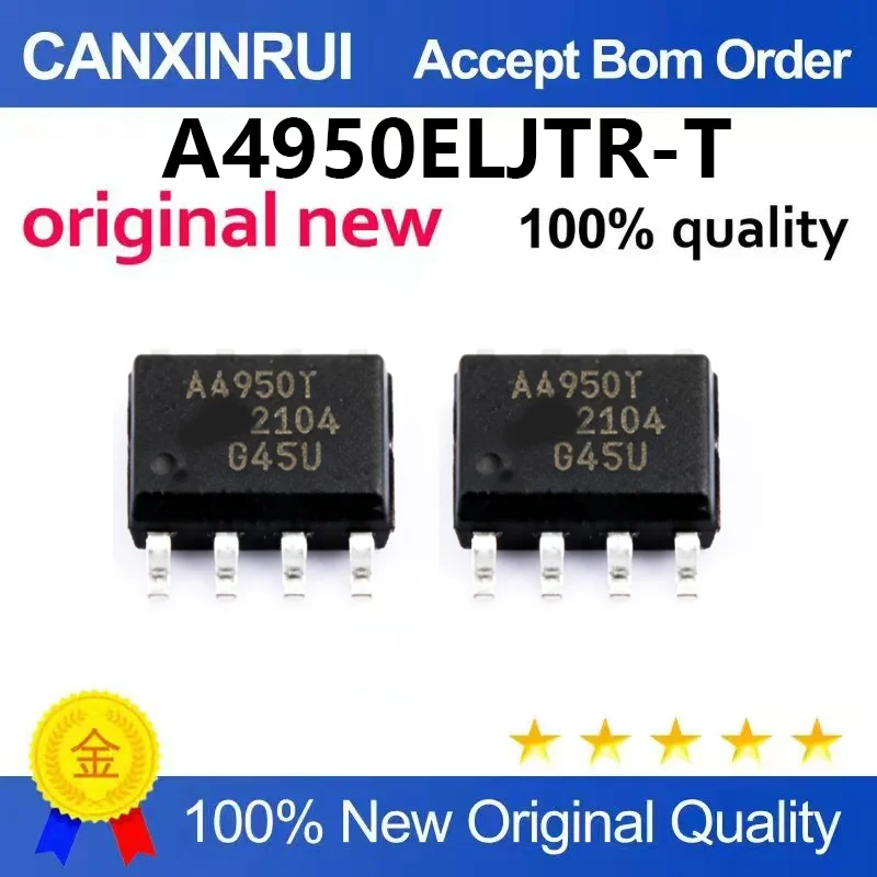 （5pcs-10pcs）Brand new original A4950ELJTR-T silk screen A4950T package SOP8 motor driver IC chip