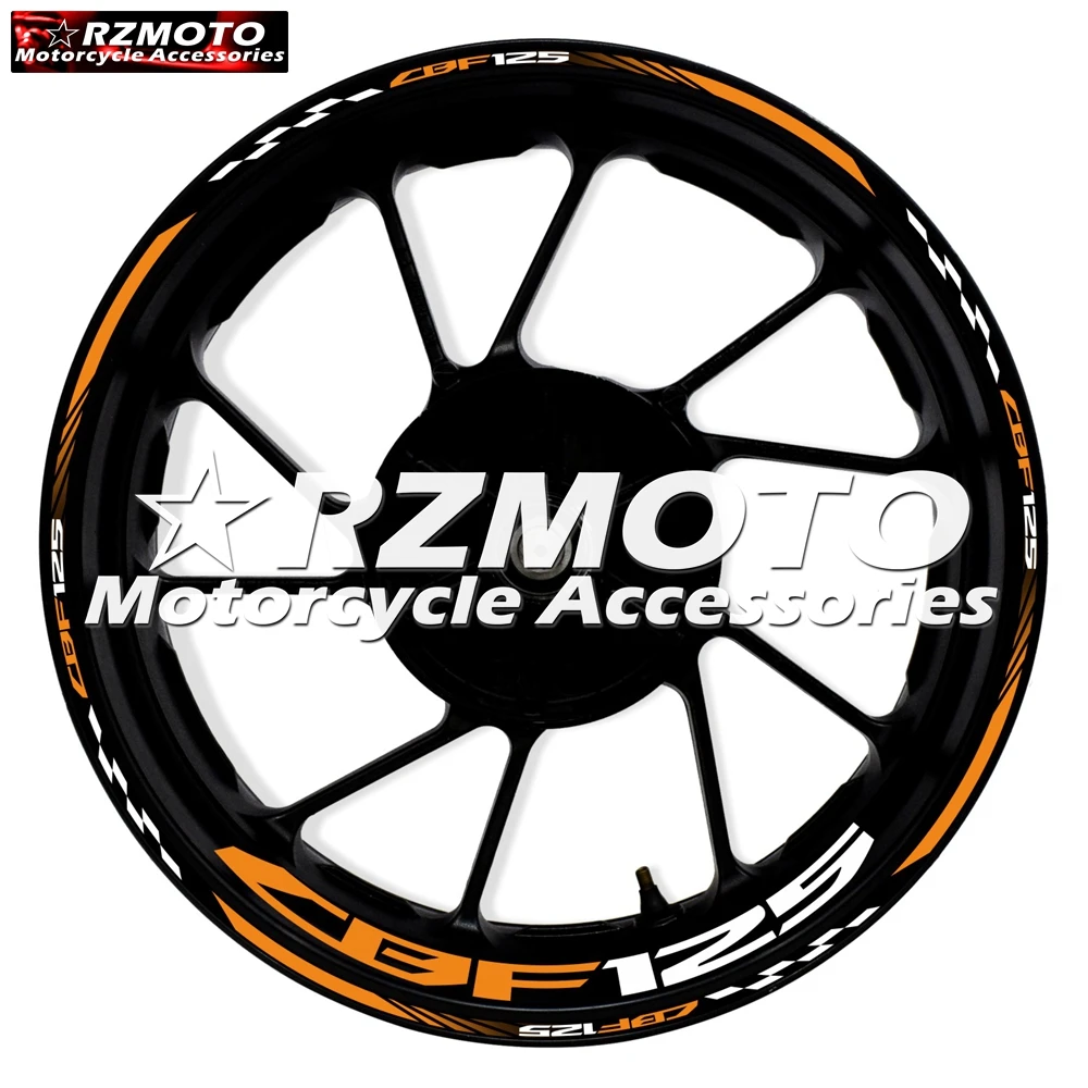 Motorcycle Wheel Sticker Reflective Rim Decal 17