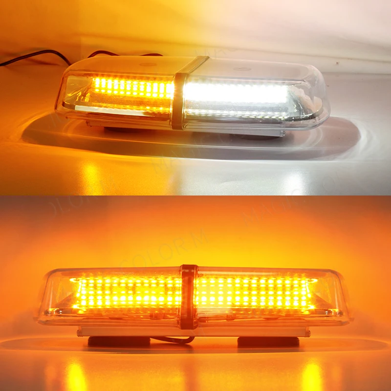 72 Led 5730 SMD Car Strobe Light Roof Becaon Warning Emergency Rescue Flashing Signal Magnetic Vehicle Ambulance Truck 12V 24V