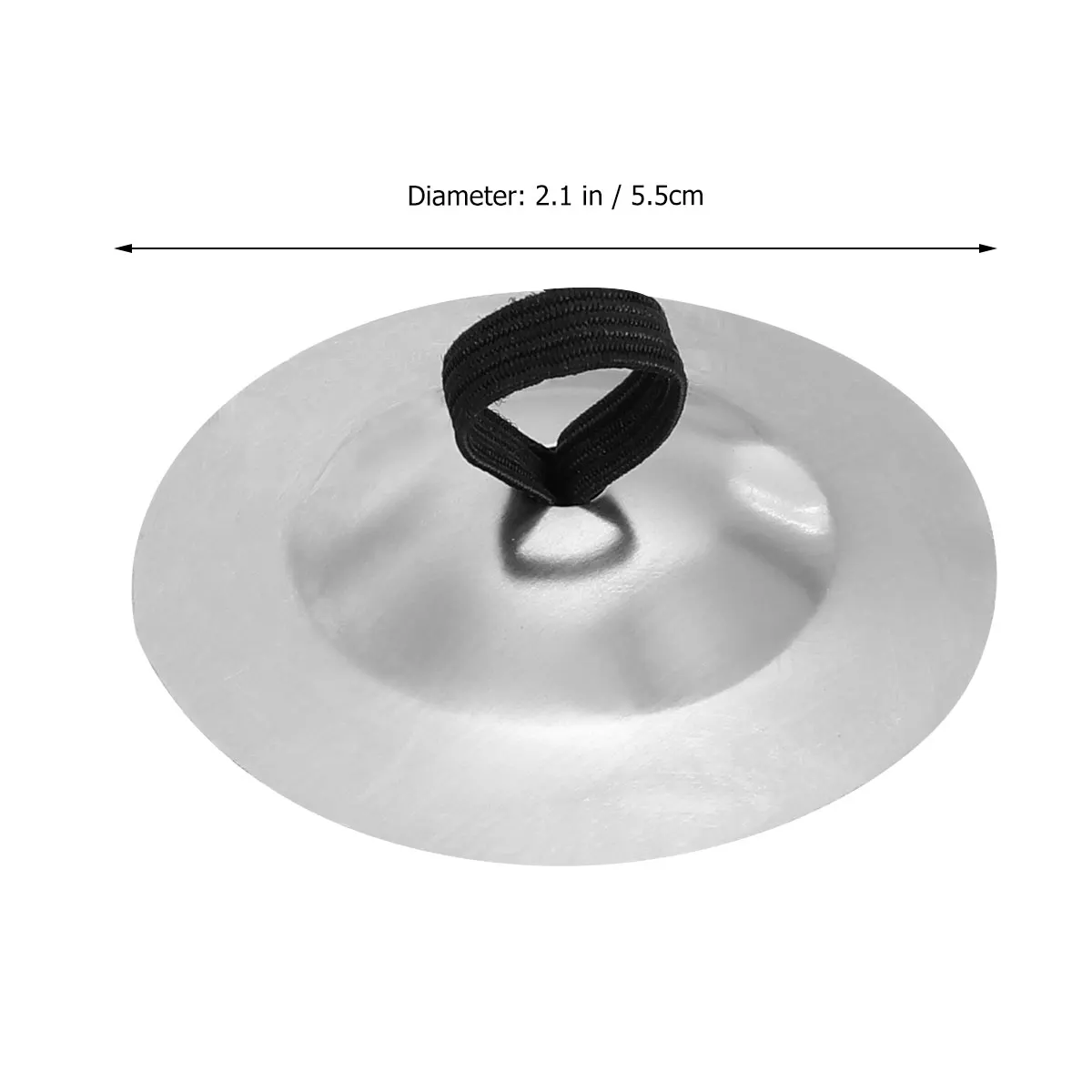 

6pcs Copper Finger Cymbal Light Weight Durable Musical Instrument Children Party Silver Color Quality Iron