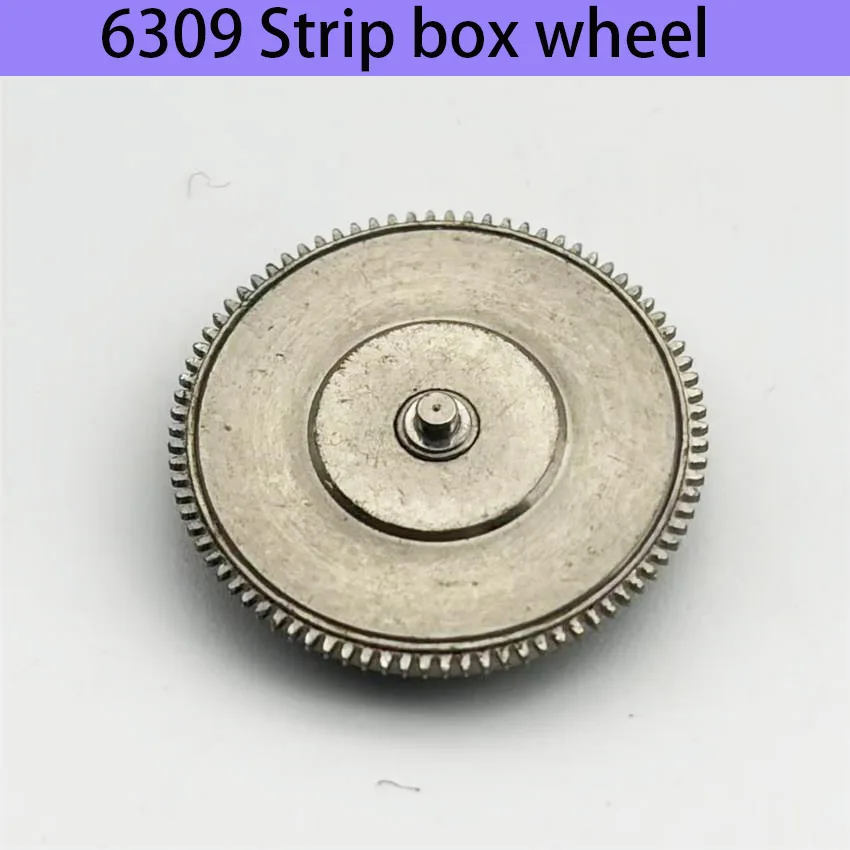 Original Watch Disassembly Parts 6309 Movement Strip Box Wheel with Mainspring Included Clockwork Box for Watch Repair