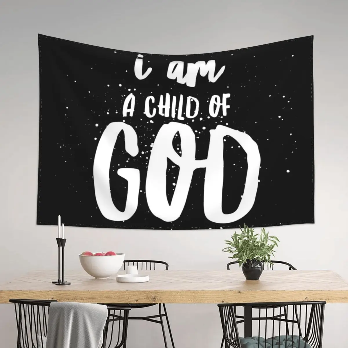 

I am a child of god Tapestry Aesthetic Decoration Wall Decoration Home Decorators Aesthetics For Room Tapestry