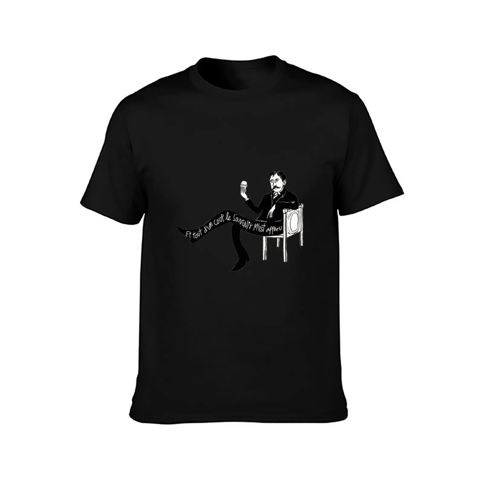 Proust's cupcake T-Shirt Summer Casual Cotton Tee Oversized Streetwear Tops Vintage Graphic Print Loose Fit Short Sleeve