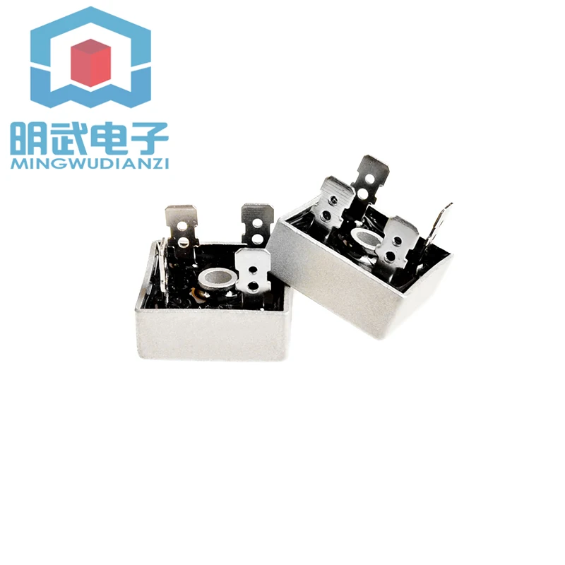 KBPC5010 50A 1000V Square Full Bridge Charger raddrizzatore Bridge Stack Flat Bridge spina diritta a quattro pin