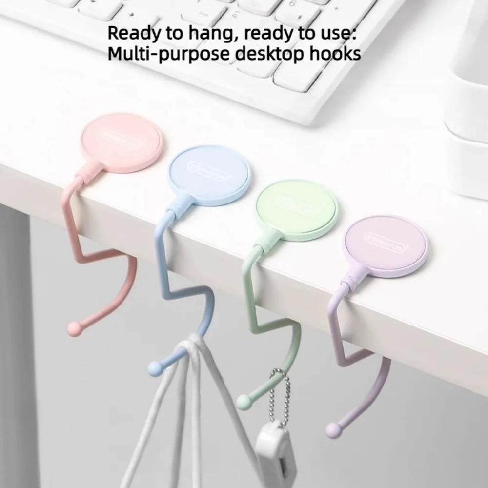 Heavy Duty Metal Hook for Bag Office Desk Table Side Hook Hanger Organizer Portable Hook Office Supplies Office Accessories