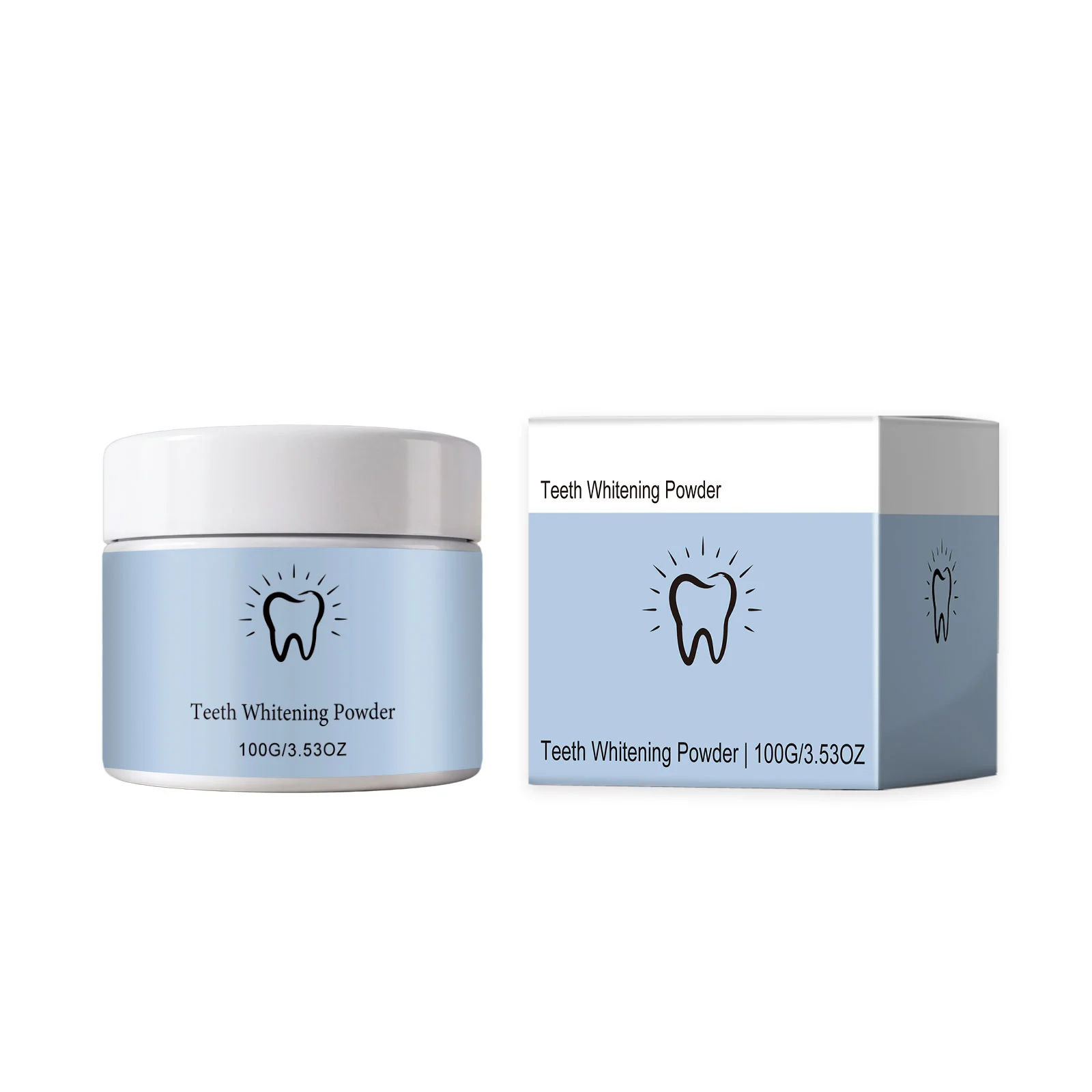 Teeth Whitening Powder Fresh Breath Relieve Sensitivity Deep Cleaning Protect Enamel Gentle Oral Hygiene Stain Remover Oral Care