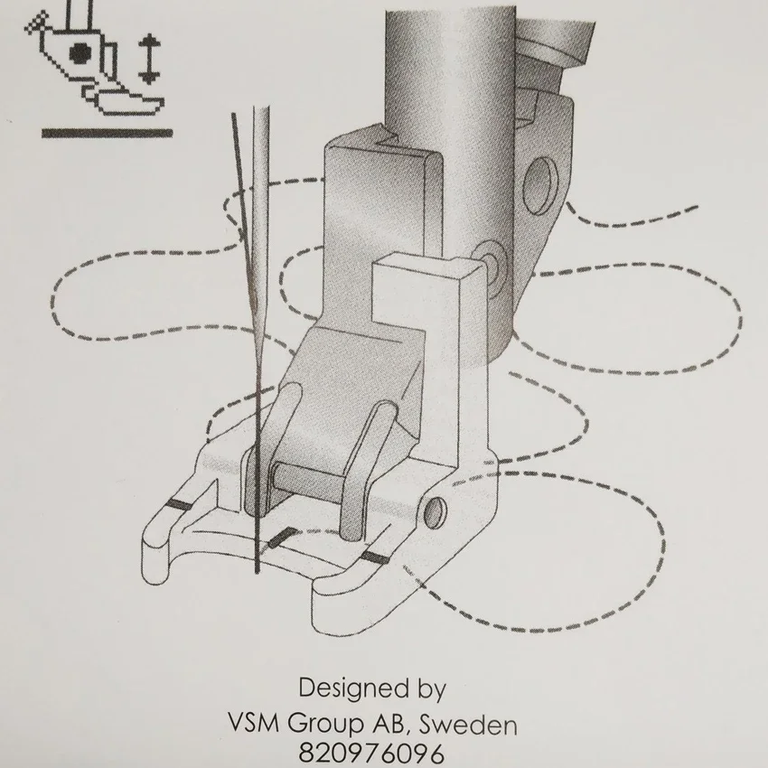 Open Toe Sensormatic Free-Motion Foot 820976096