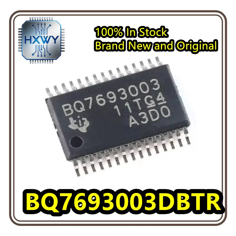 (5/20 Pieces) BQ7693003DBTR BQ7693003 SSOP-30 Lithium-ion and Phosphate Battery Monitor Chip. Brand New, Original, In Stock.