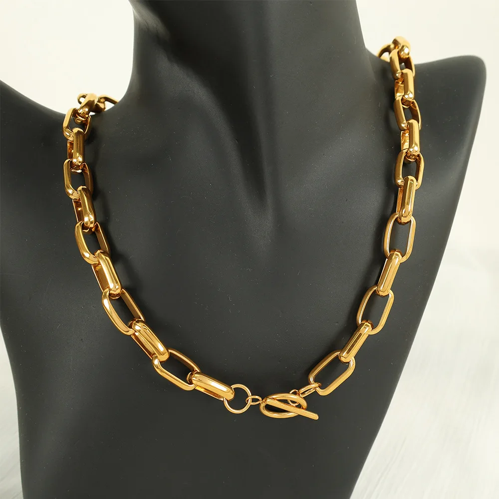 أزياء أوروبية وأمريكية، مجموعة سوار وقلادة فاخرة وخفيفة الوزن مبالغ فيها وشخصية #3