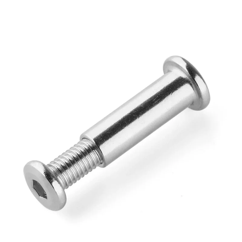 M3 M4 M5 M6 M8 M10 304 Stainless Steel Flat Hex Hexagon Socket Head Furniture Rivet Connector Insert Joint Sleeve Cap Nut