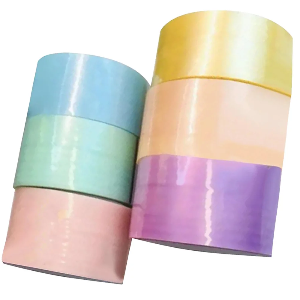 

6 Rolls Sticky Ball Tape Adhesive Colored Durable Stress Relief Decompression Tapes for Home Sticky Ball Tape