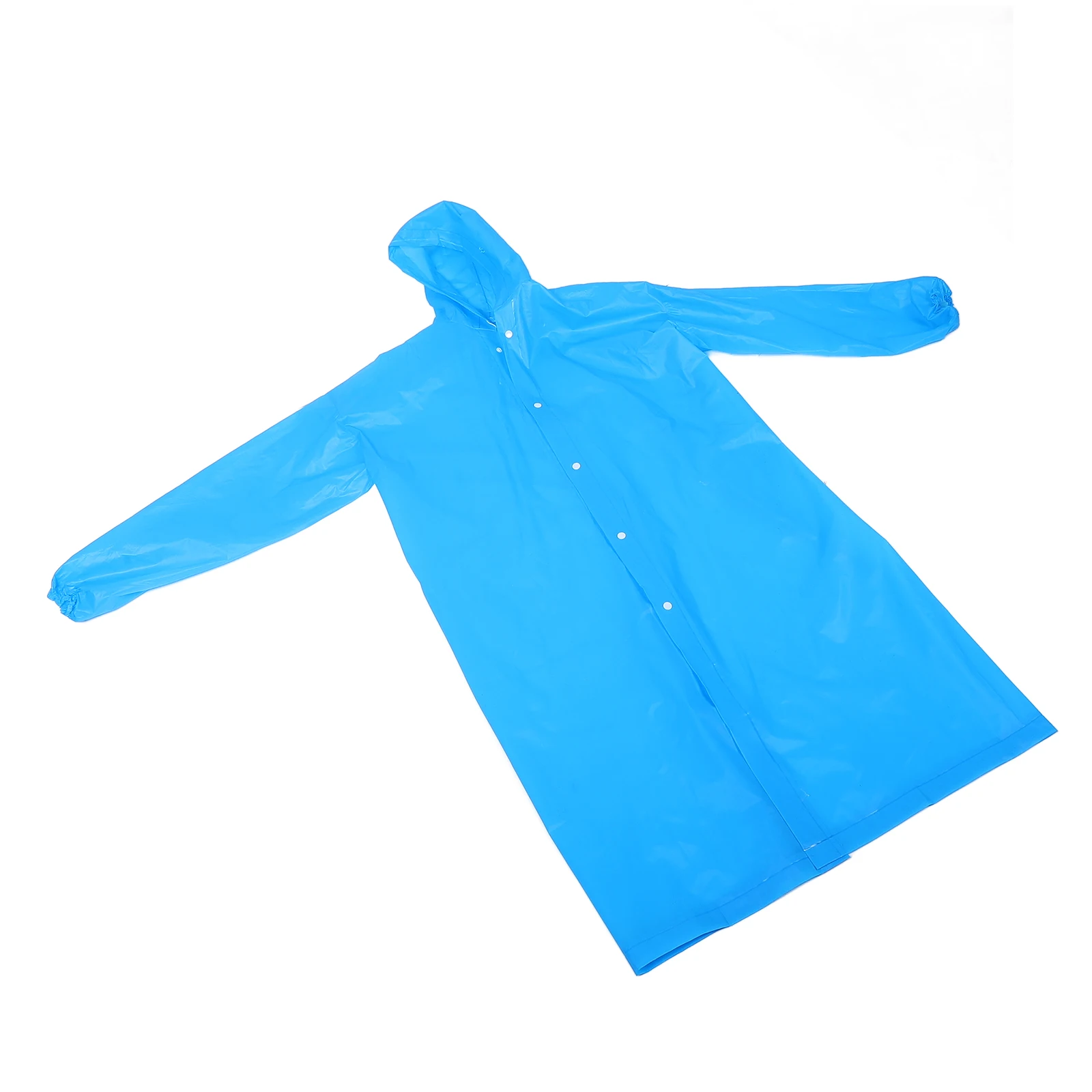 

Heavy Duty Waterproof Long Raincoat For Adults Reusable Blue Hooded Lightweight Outdoor Gear Men Women Rain Poncho Camping