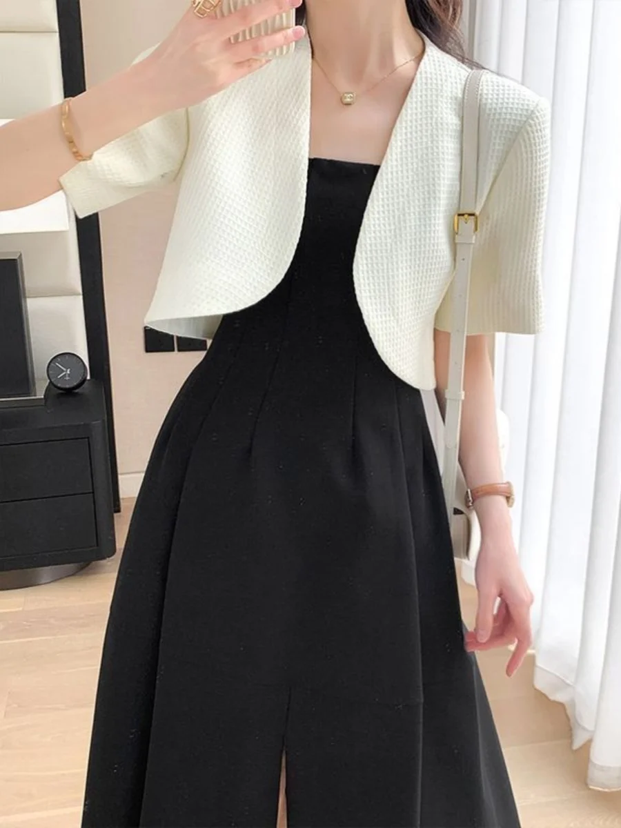 Chaqueta Corta de Verano a la Moda, Chaqueta de Lujo con Protección Solar y Fragancia, Cárdigan Abierto para Mujer, Prenda de...