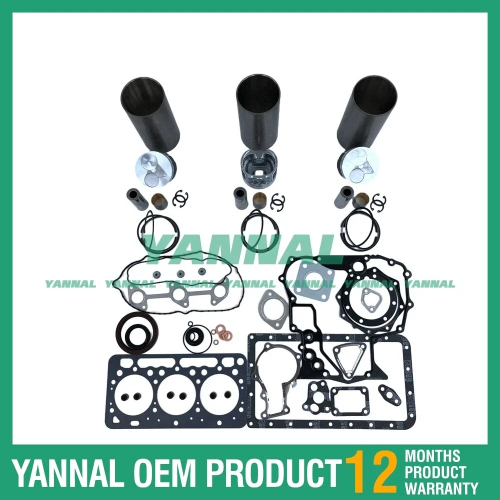 طقم إصلاح D902 جديد مع مجموعة حشية لجرار كوبوتا ZD1021 ZD323 450 BX25D