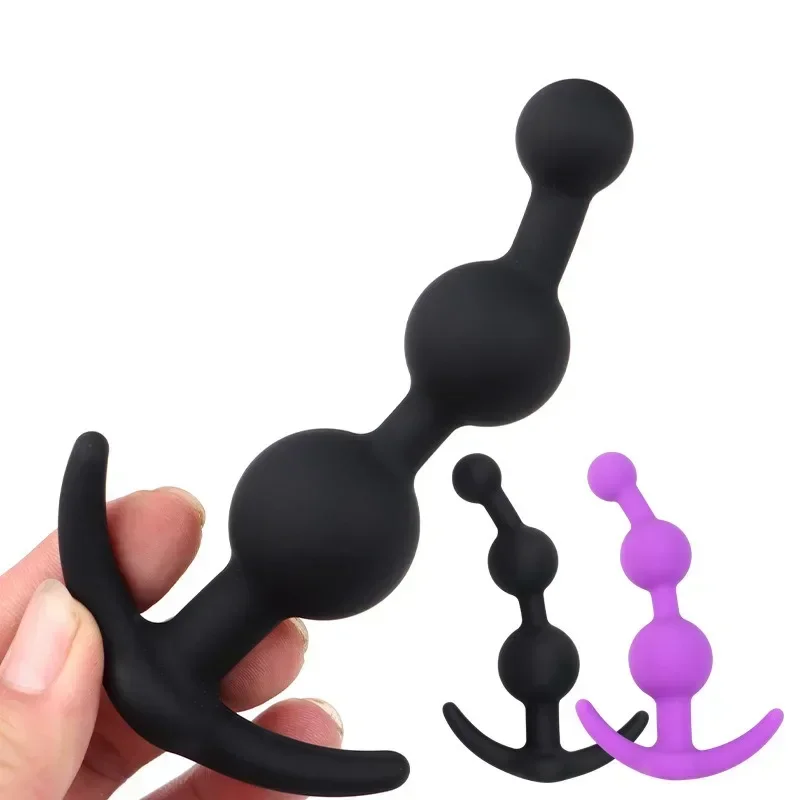 Silicone Anal Beads Balls Dilator Expansion Sex Toys,But Ass Butt Plug Butplug Analplug Buttplug,Anus Prostate Massager