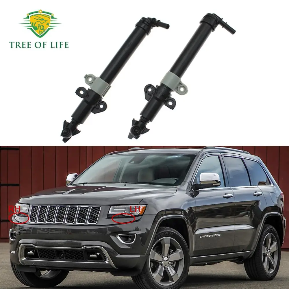 

For Jeep Grand Cherokee 2014 2015 2016 2017 Car Front Headlamp Headlight Washer Sprayer Nozzle High-quality LH&RH