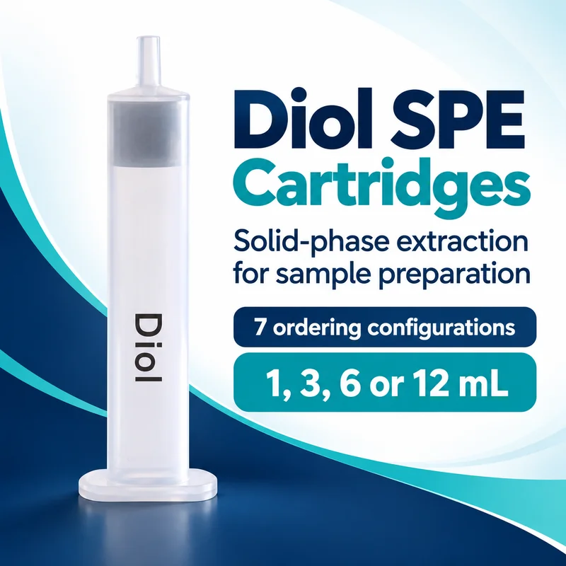 SELTON Diol-Bonded Silica SPE Cartridges, 100–2000 mg Sorbent, 1/3/6/12 mL Options