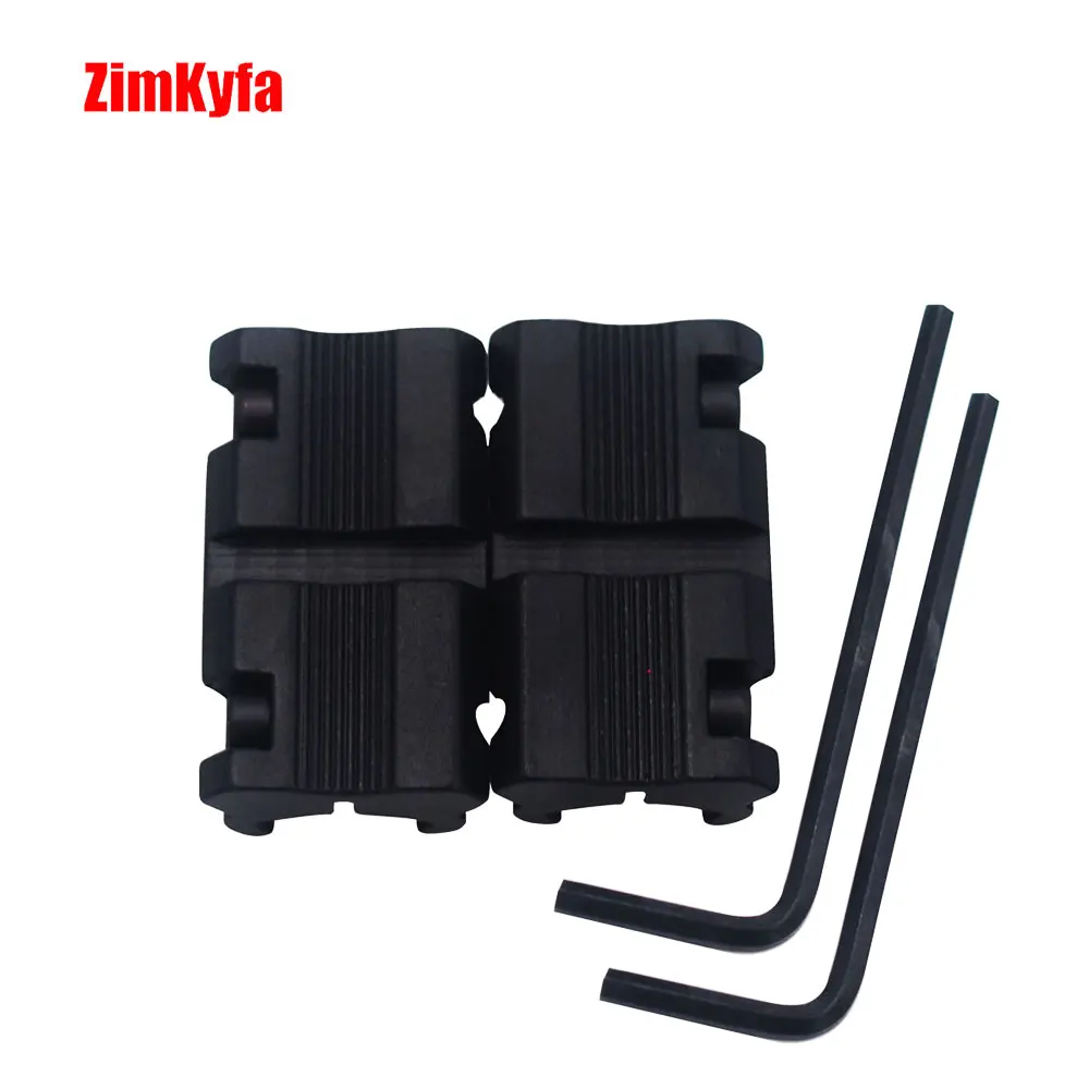 

2pcs Scope Rail Adapter 3/8" Dovetail to Weaver with Wrench