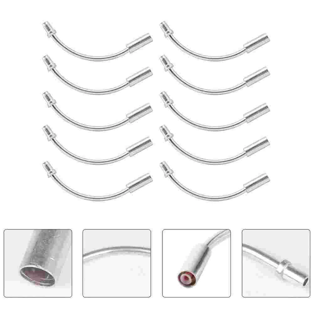 

20 Pcs Elbow Bike Accessories Bend Tube Cable Guide Brakes Hose Aluminum Alloy Inner Bicycle