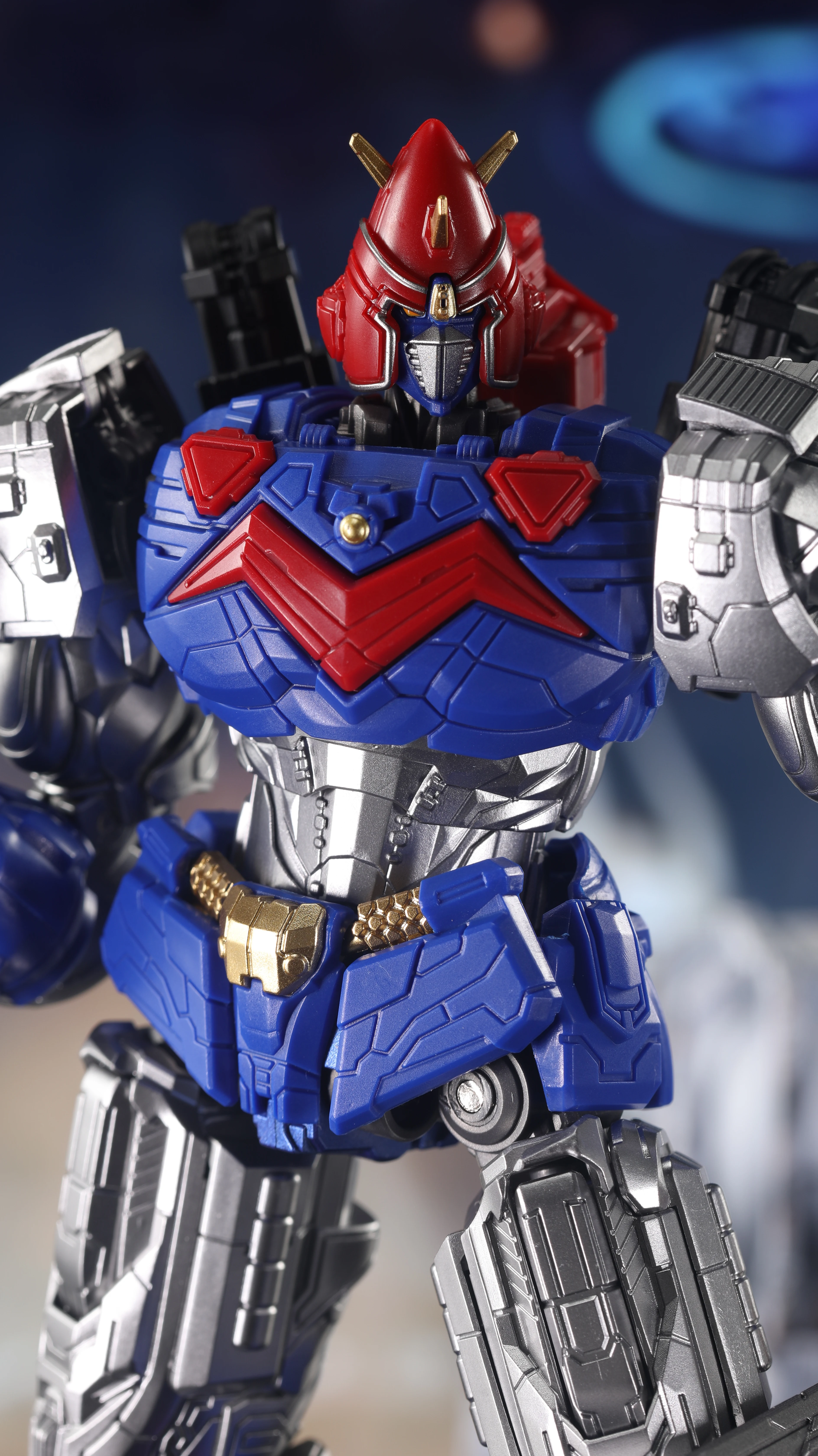 YOLOPARK AMK Serie Voltes V: Legacy Voltes V Mech Modellbausatz - Modellbausatz Actionfiguren Spielzeug – Detail 8