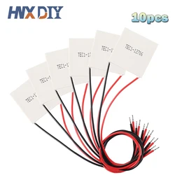 10pcs/lot TEC1-12706 TEC1 12706 12V 6A TEC Thermoelectric Cooler Peltier (TEC1-12706) 40*40MM 12V Peltier Elemente Module