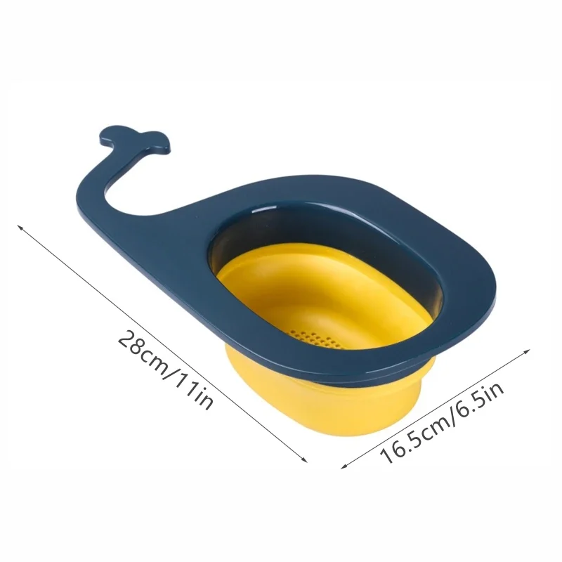 Sink Garbage Storage Basket Kitchen Vegetable Drain Rack Easy to Install