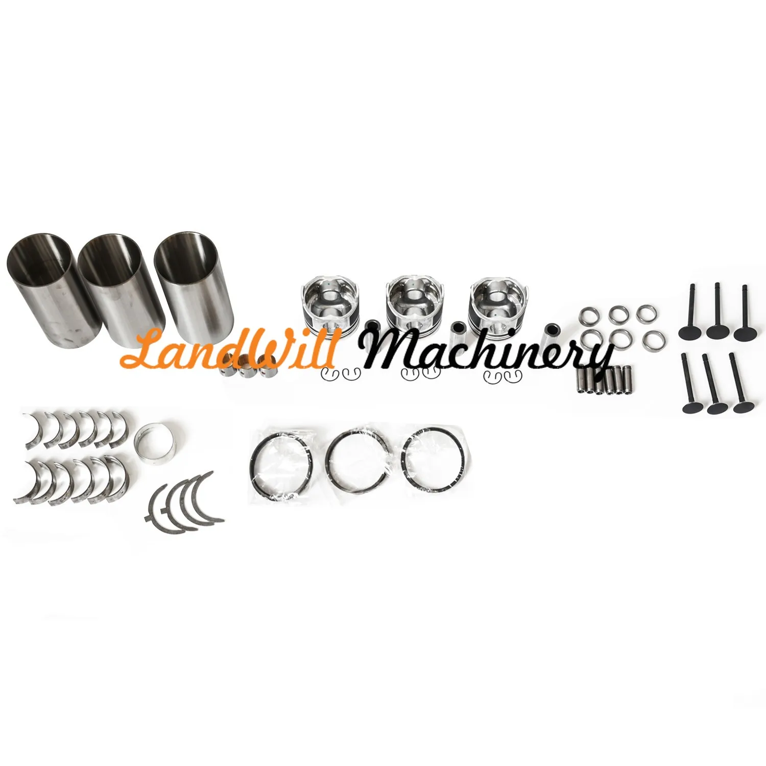 Overhaul Rebuild Kit Connecting Rod + Crankshaft Fits For Mitsubishi S3L Engine
