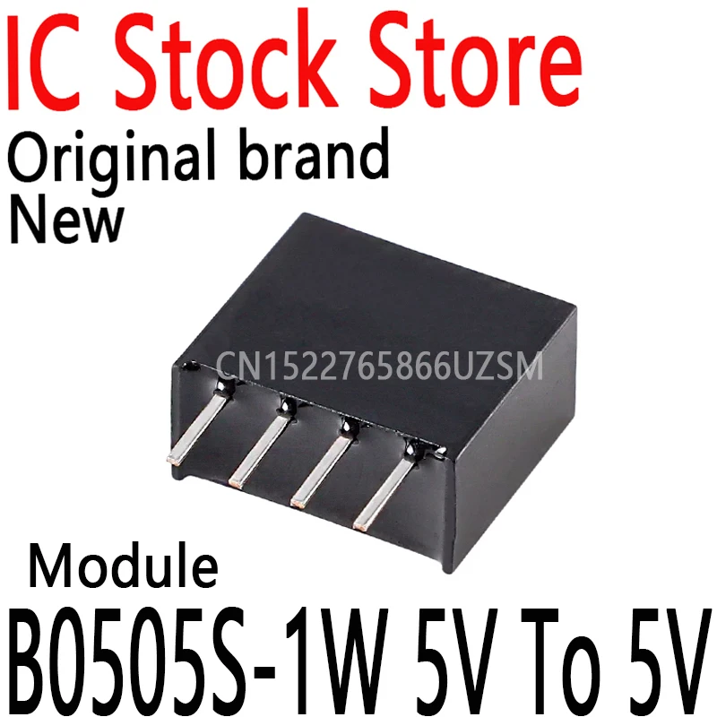 1PCS New and Original Converter DC DC Power Module Converter 1000VDC Lsolation B0505S-1W 5V To 5V