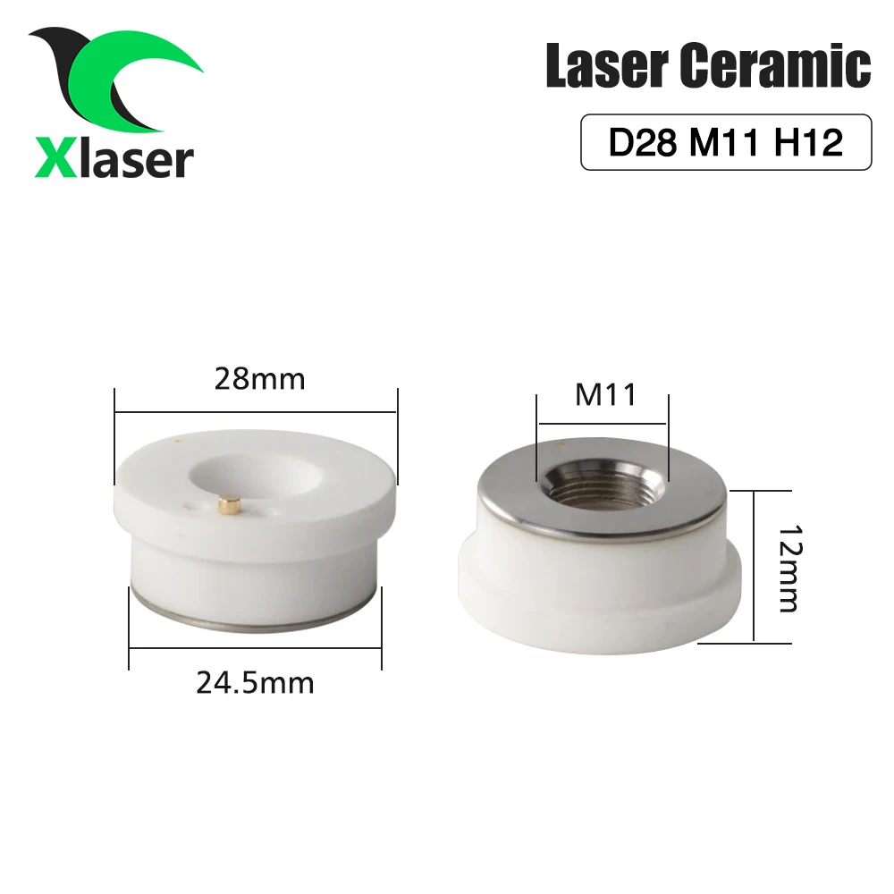 XLaser Fiber Laser Ceramic KT B2 CON D28/D32mm Nozzle Holder Parts For Precitec WSX Raytools Bodor Fiber Laser Cutting Head