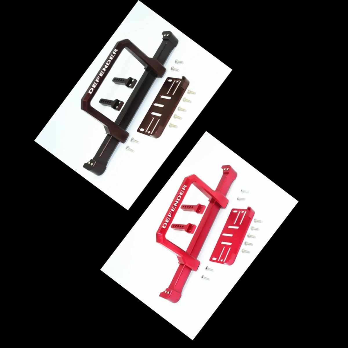 GPM 1/10 TRX4 DEFENDER TRAIL CRAWLER-82056-4 For ALUMINIUM FRONT BUMPER W.WINCH PLATE (ON-ROAD STREET FIGHTER)