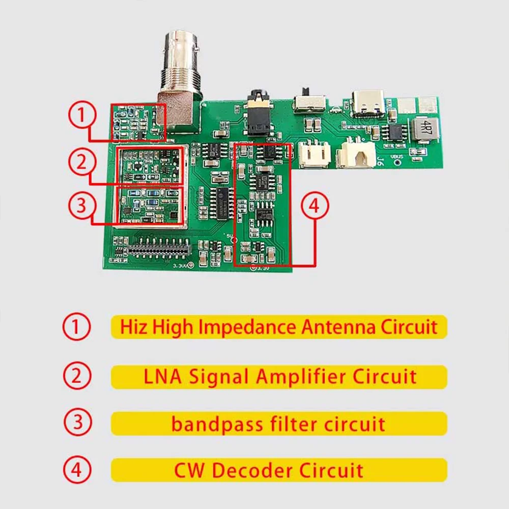 Nuevo 4.17 Firmware ATS25-AMP 132KHz-30000KHz RDS receptor de Radio de banda completa escaneo de espectro receptor DSP soporte para función LNA