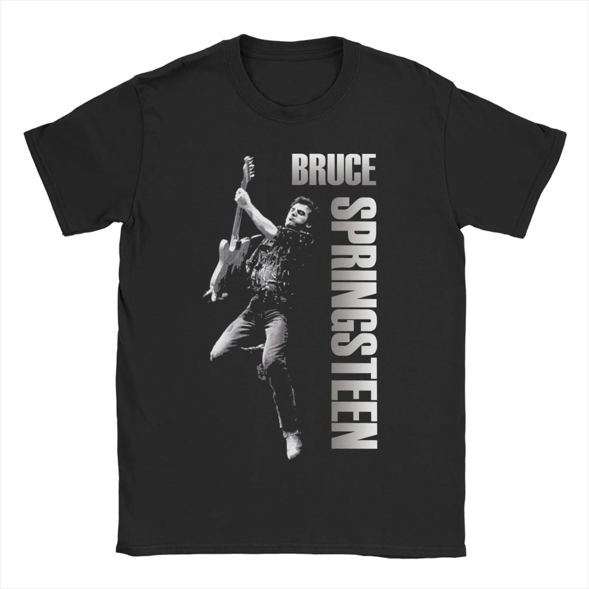 Bruce Heavy Metal T-Shirt for Men Women Springsteen Awesome Pure Cotton Tee Shirt Round Collar Short Sleeve T Shirts Summer Tops