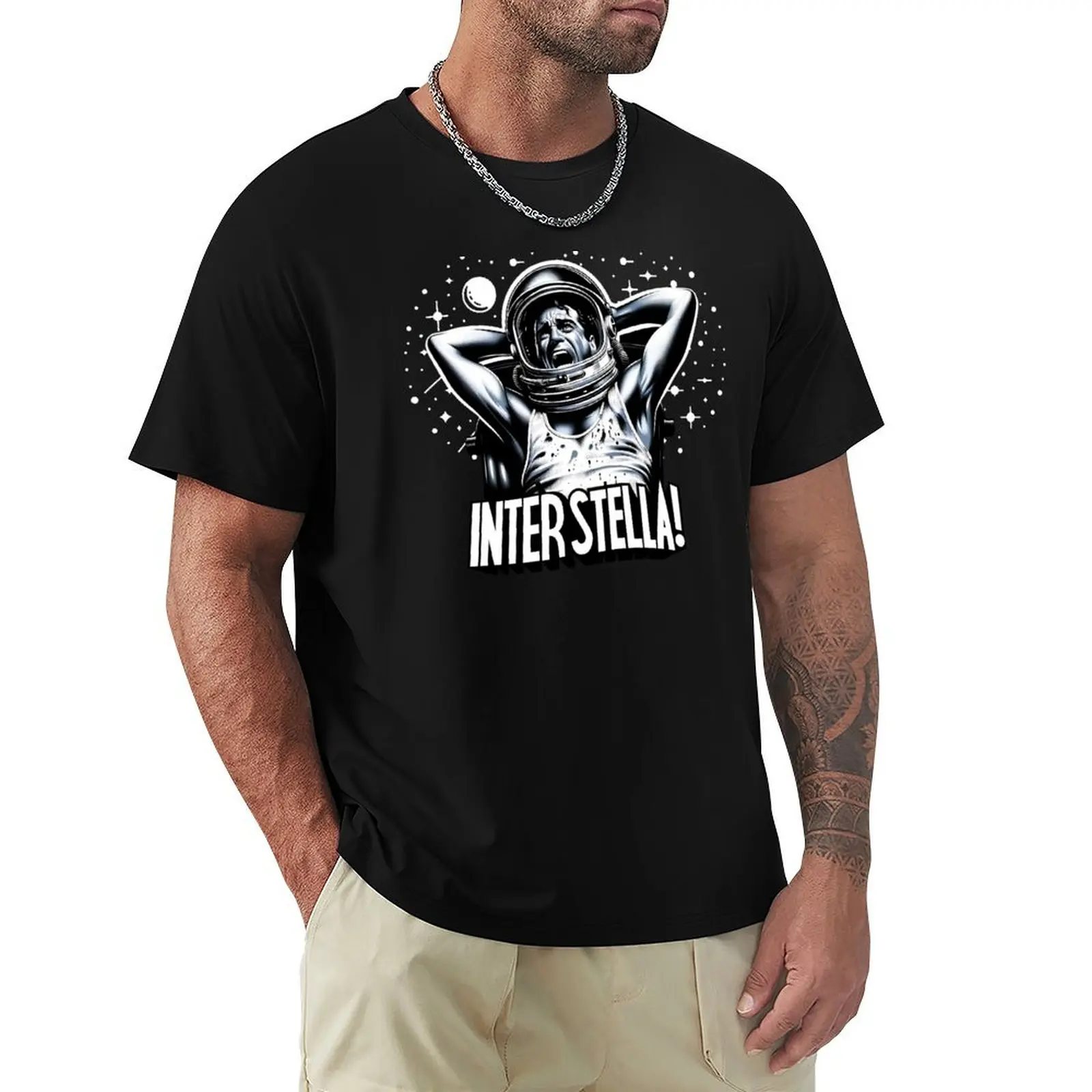 

Funny movie parody - Interstella! - A Shirt Named Desire T-Shirt vintage graphic tee shirt mens clothes