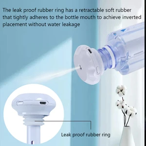 Mini tragbarer stiller Luftbefeuchter, unbegrenztes Aroma -Diffusor, Ladenbefeuchter Haus, Zimmer, Auto, drahtlos 8 Hauptdrahtungsbetriebsbetrag - №1