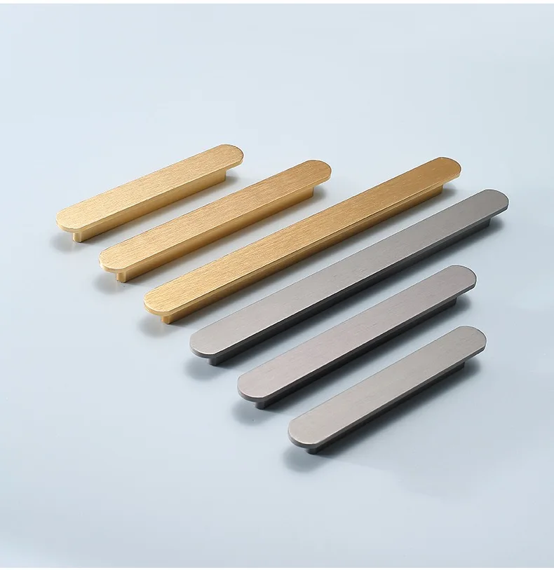 30 مللي متر-1000 مللي متر الراقية خزانة أثاث باب خزانة الأجهزة مقبض الباب خزانة خذاء درج أسود رمادي الذهب مقبض ممتد #3