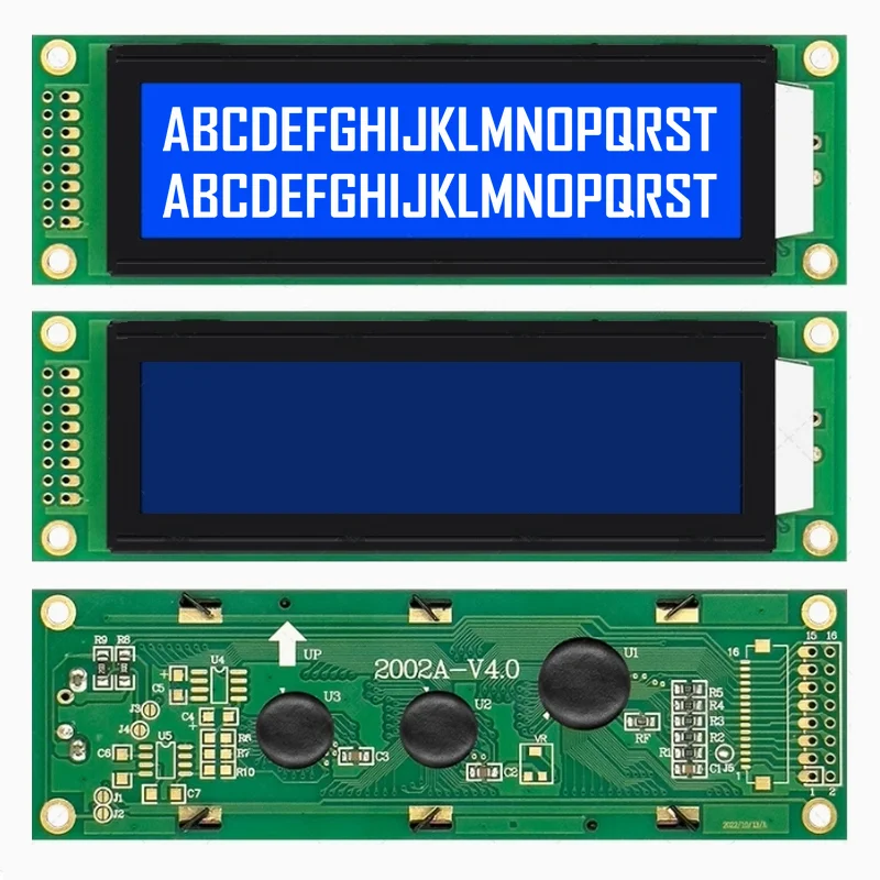 2002A  LCD2002A 20*2 LCD Modules industrial grade voltage 5V factory direct sales price advantage Blue white, yellow gree